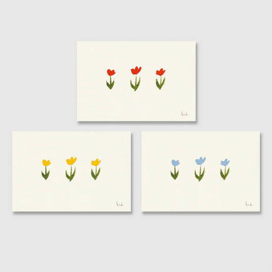 tulips mini card