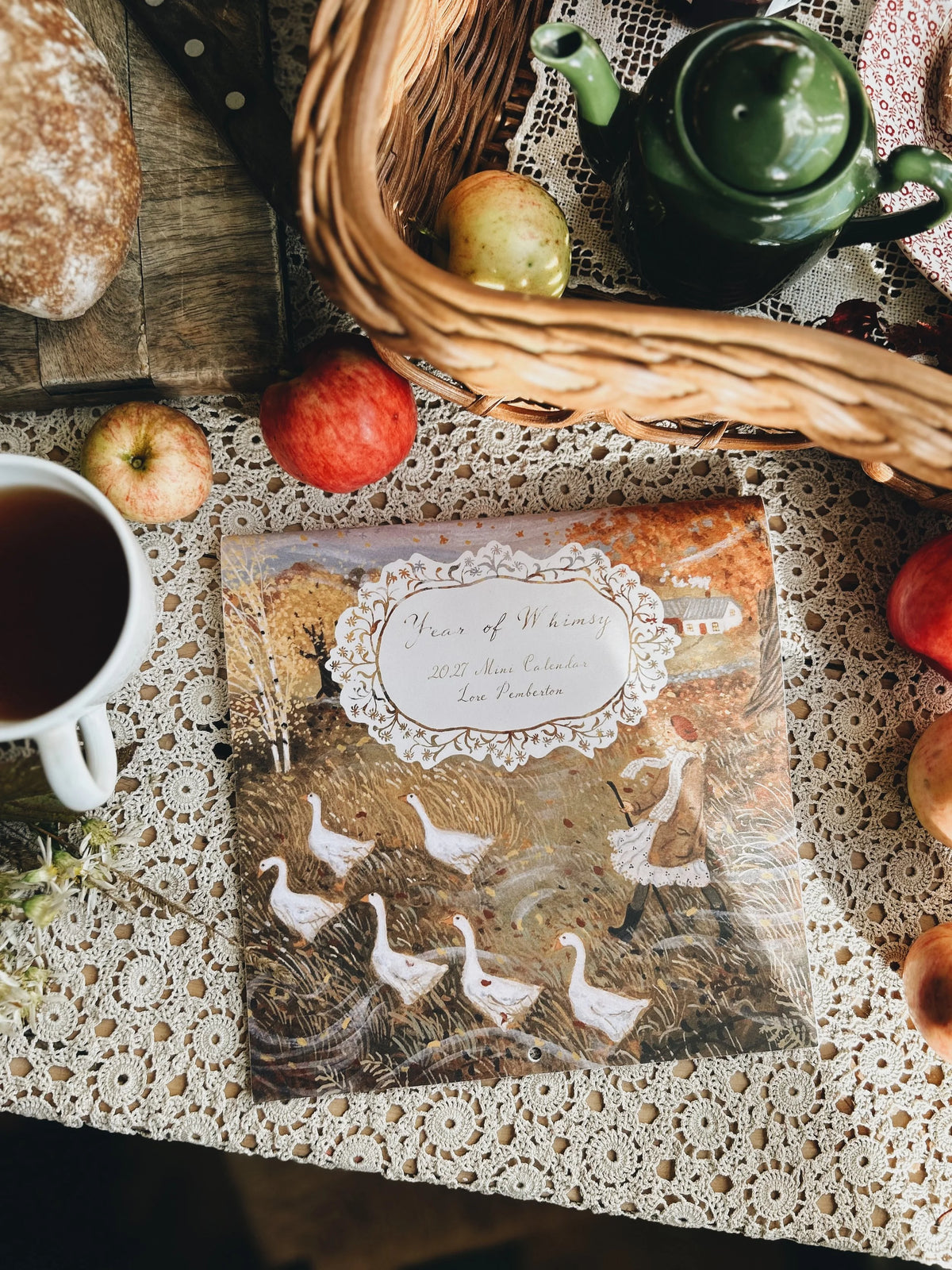 pre-order: year of whimsy 2027 mini calendar by loré pemberton