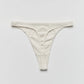organic unbleached cotton thong