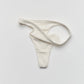organic unbleached cotton thong