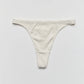 organic unbleached cotton thong