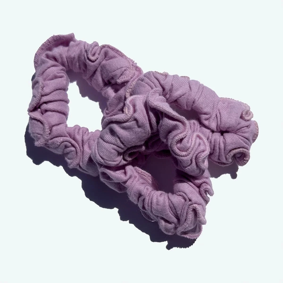 pansy scrap scrunchie