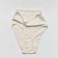 organic unbleached cotton high brief