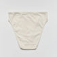 organic unbleached cotton low brief