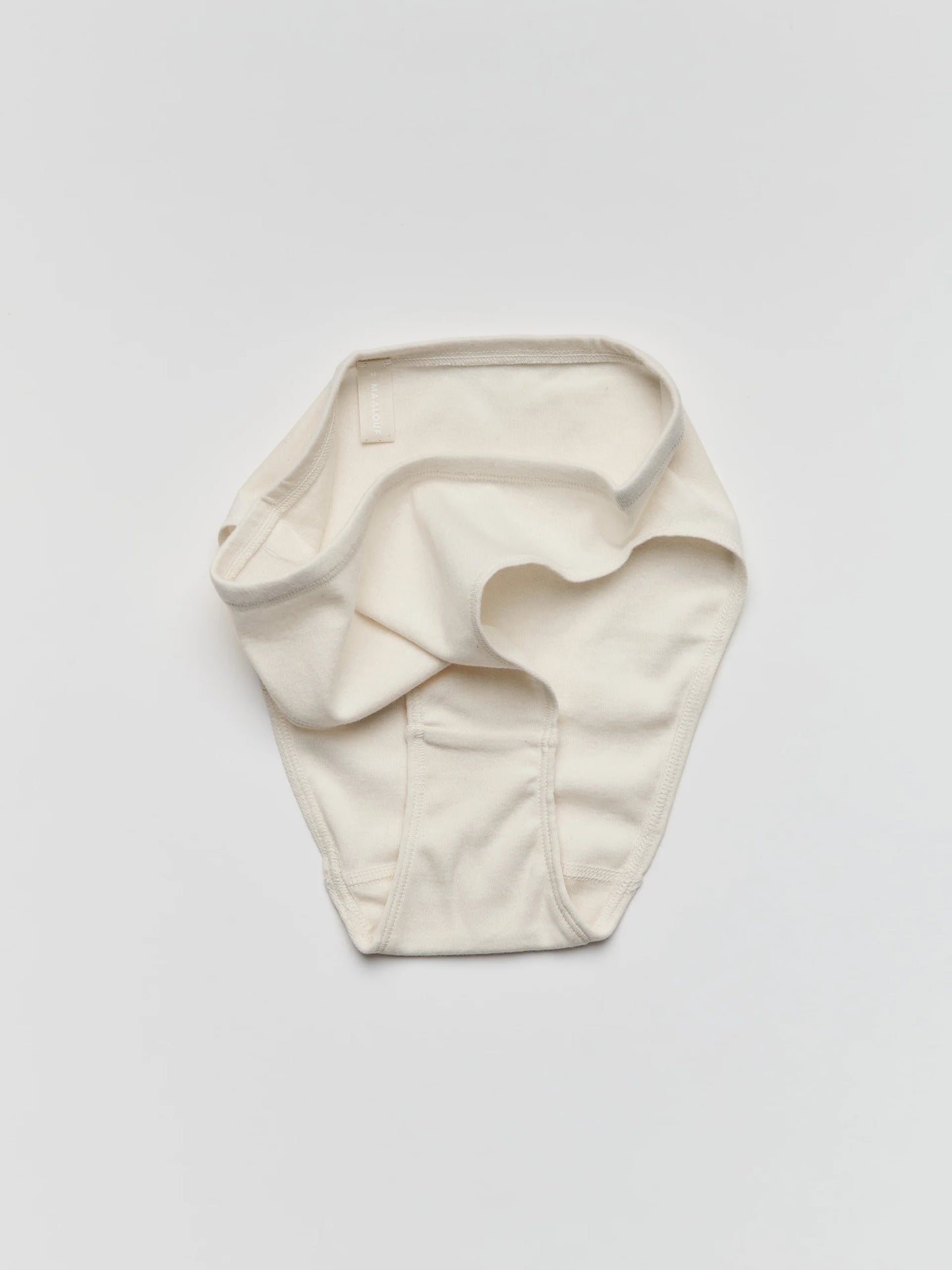 organic unbleached cotton low brief