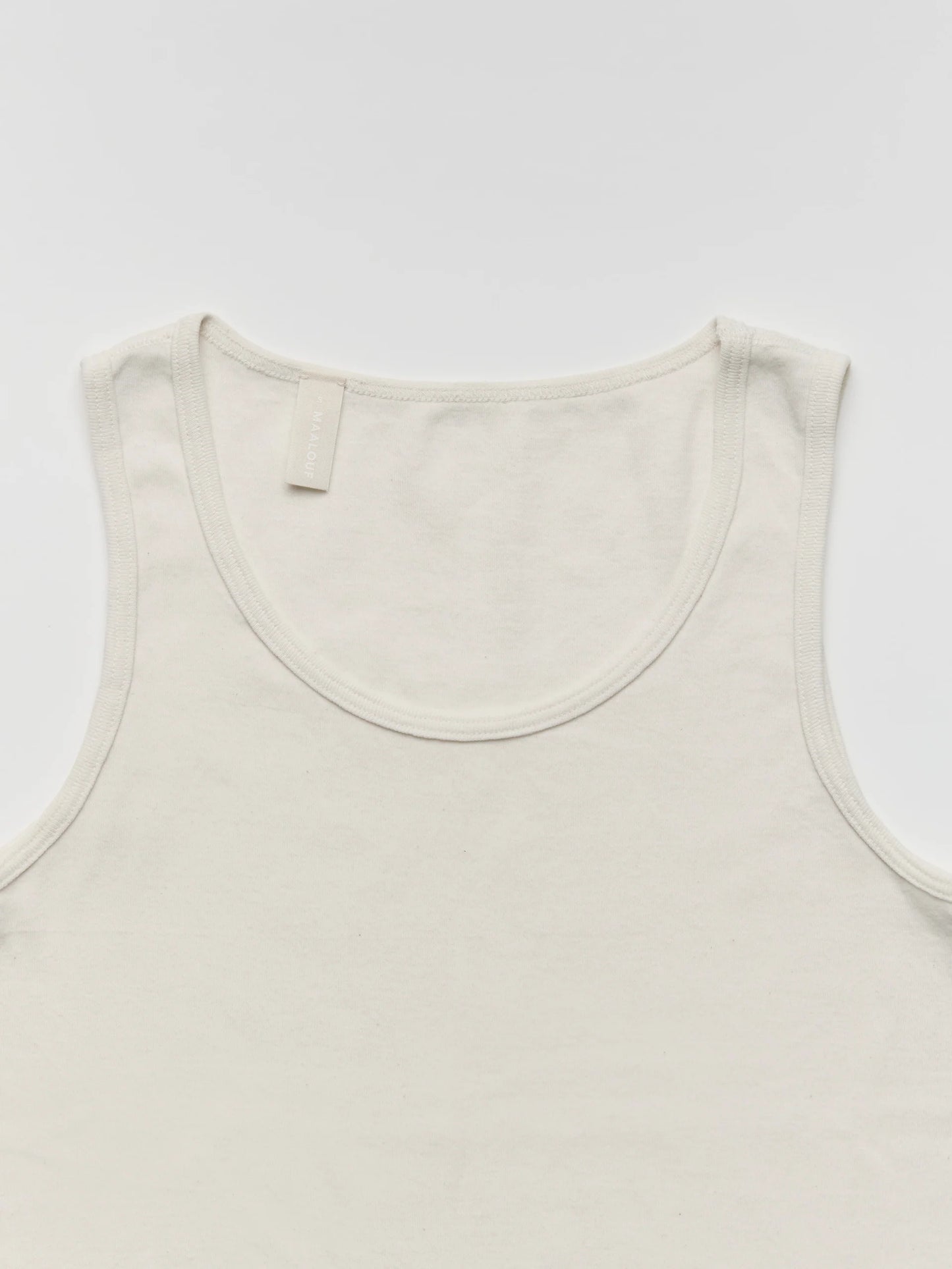 organic unbleached cotton sleeveless top