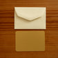 mini card and envelope - various colors