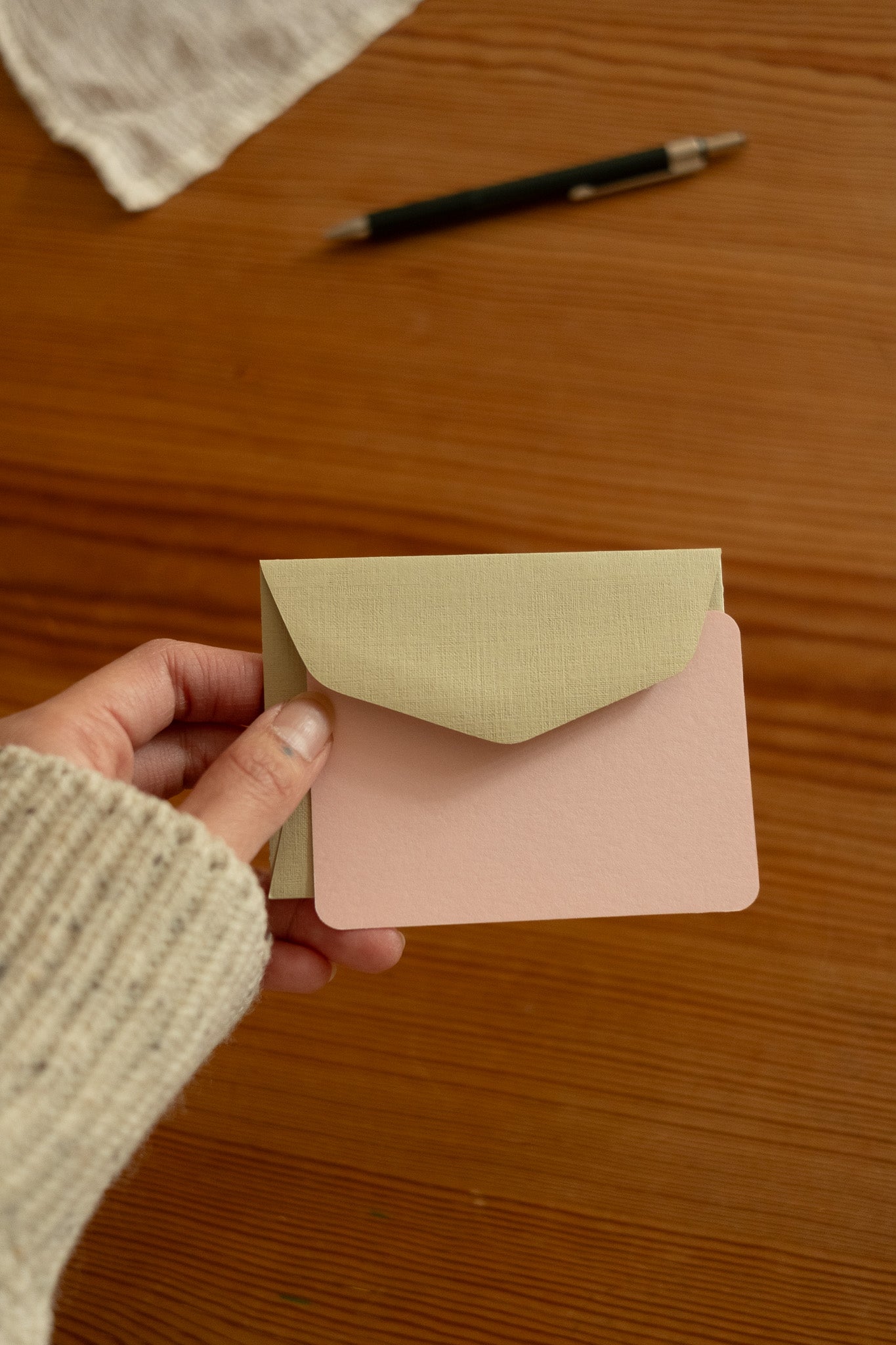 mini card and envelope - various colors