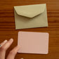 mini card and envelope - various colors
