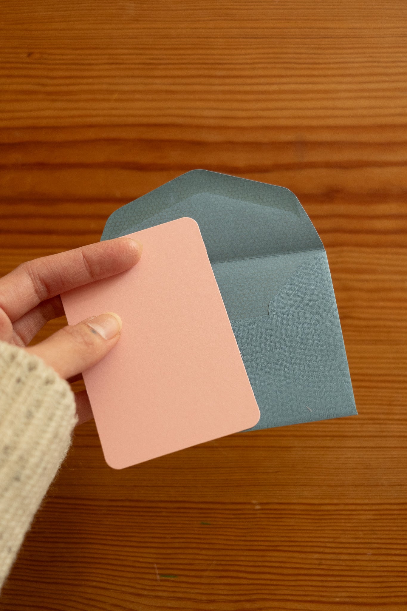 mini card and envelope - various colors