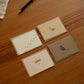 mini card with print and envelope