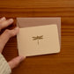 mini card with print and envelope