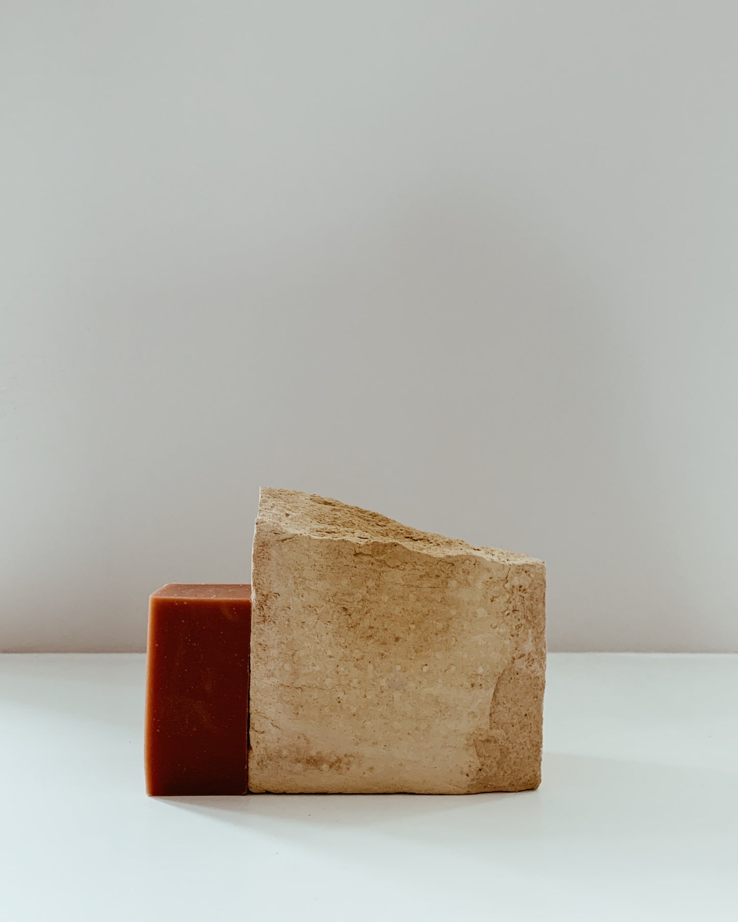 terracotta unscented soap bar