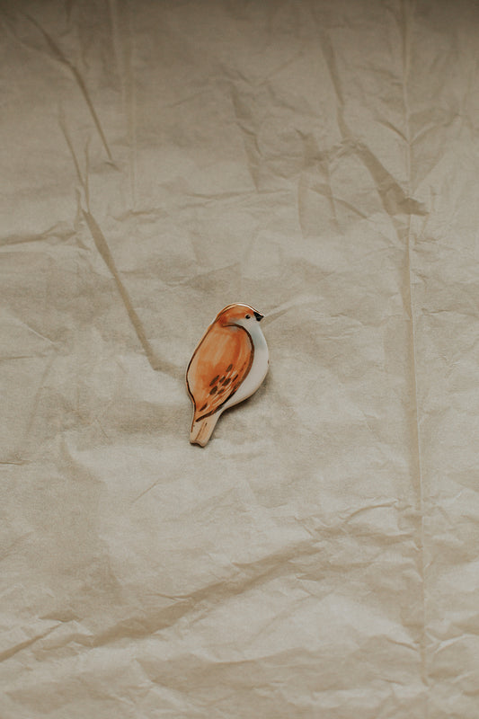 sparrow brooch