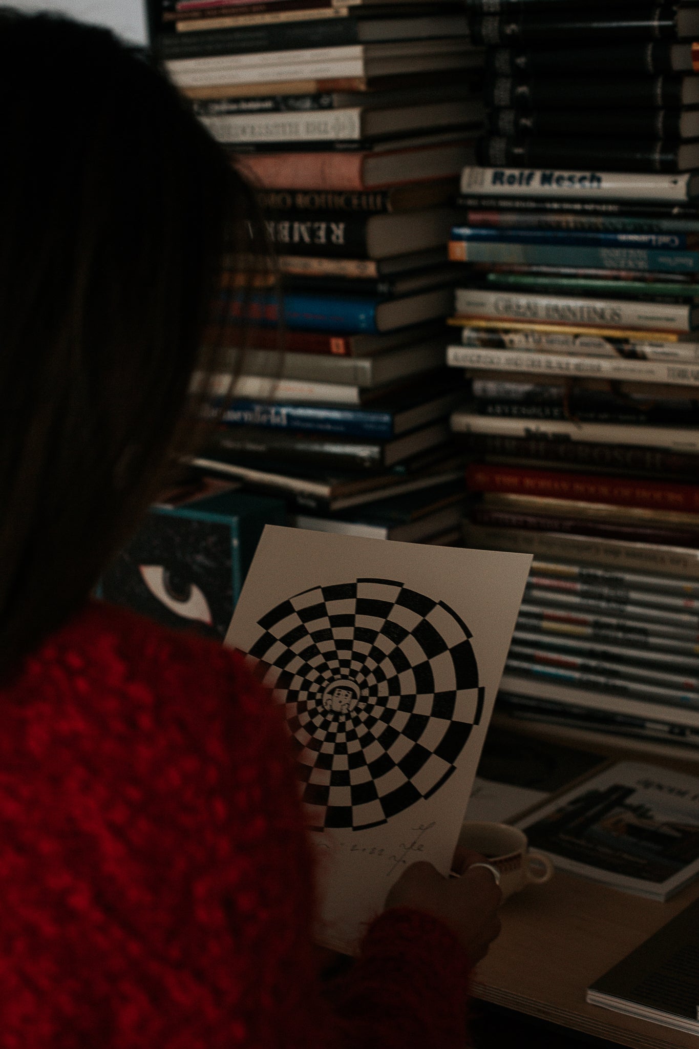 chessboard art print