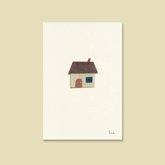 house postcard