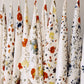 eco-printed floral silk