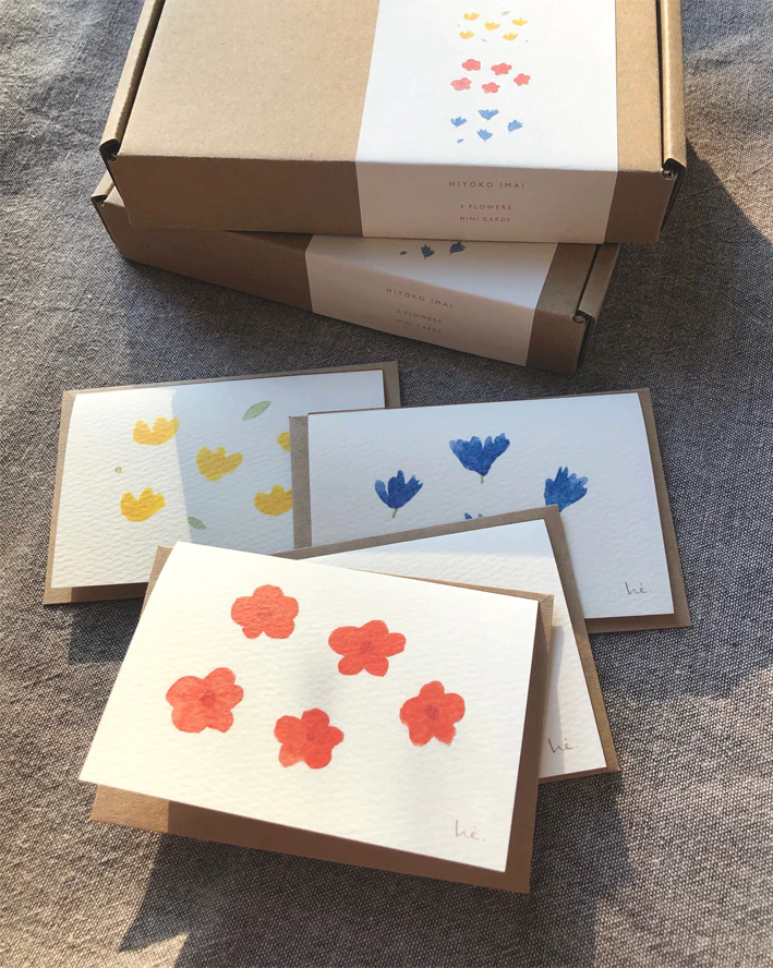 flower mini card