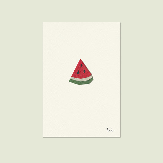 watermelon postcard